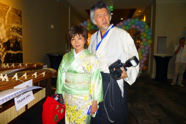 ハリウッドでの琴演奏